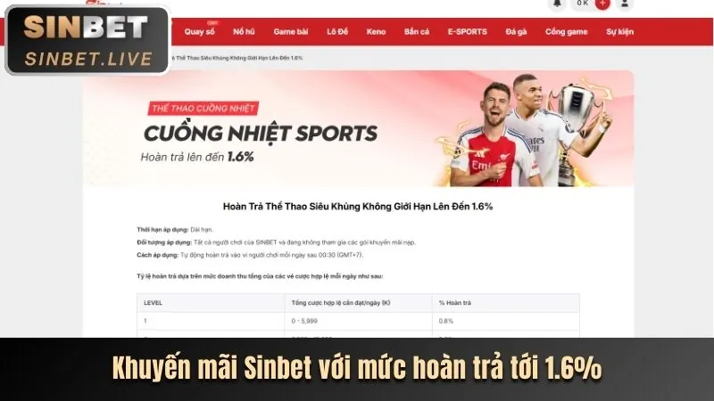 Hình ảnh cá cược thể thao sôi động tại VZ888 nhà cái